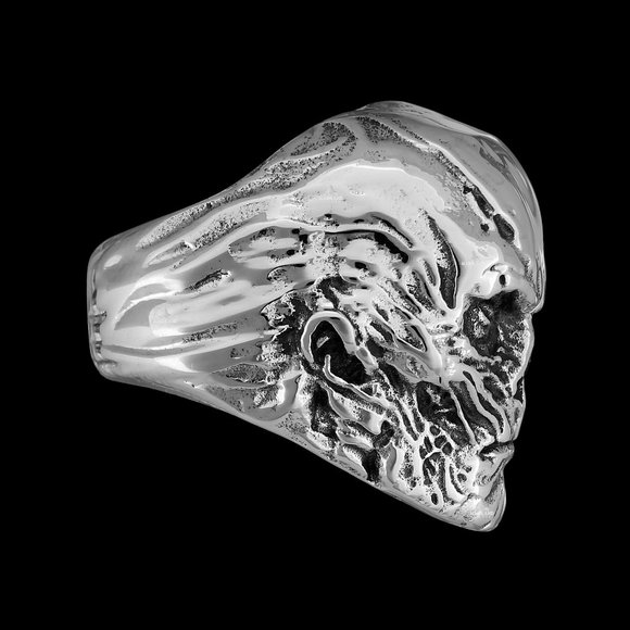 Stranger Things Vecna Biker Ring, 316SS - Picture 7 of 15